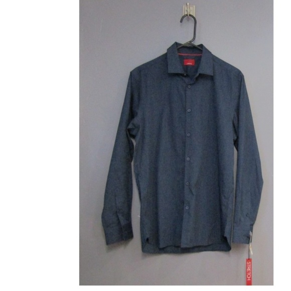 Alfani Other - NEW Alfani Stretch Blue Slim Fit Shirt Size S
